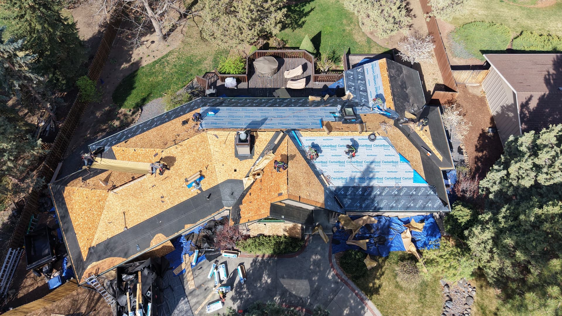 Gallery photos for Full Roof Replacement with CertainTeed Landmark ClimateFlex Shingles: Image #4