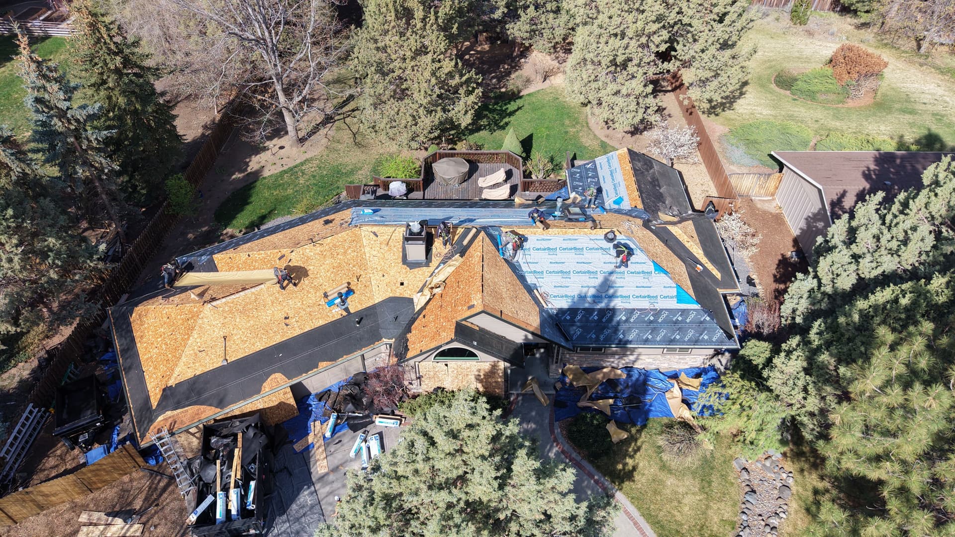 Gallery photos for Full Roof Replacement with CertainTeed Landmark ClimateFlex Shingles: Image #3