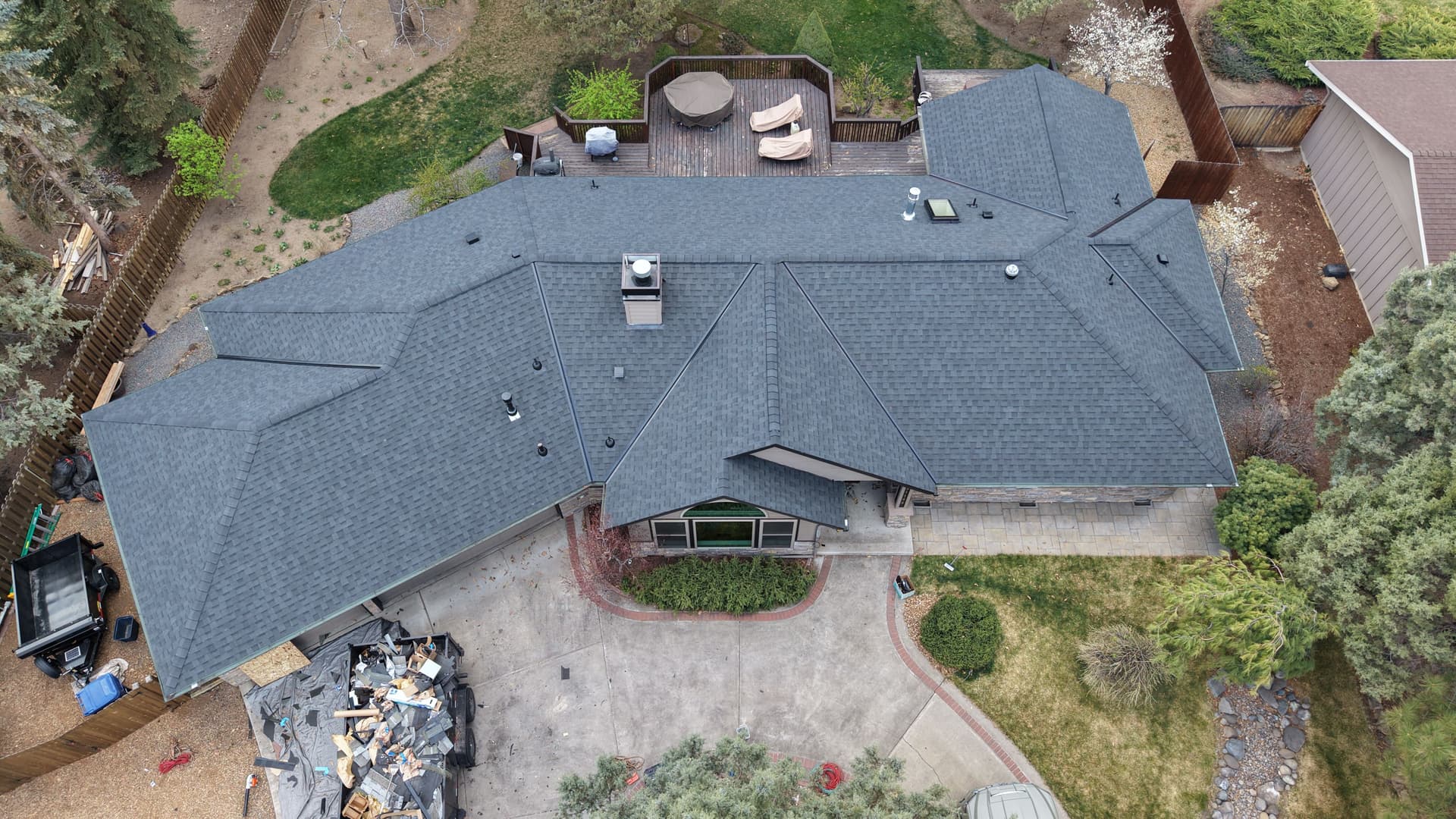 Gallery photos for Full Roof Replacement with CertainTeed Landmark ClimateFlex Shingles: Image #1